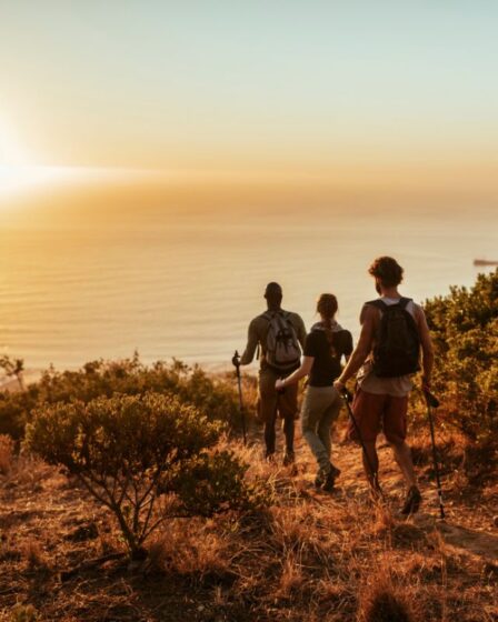 Randonnée coucher de soleil