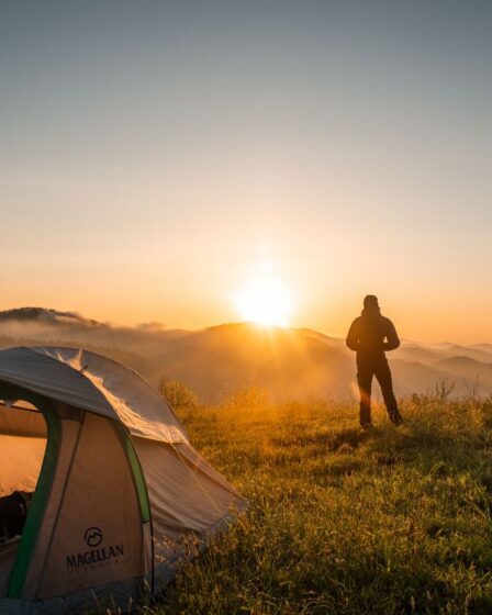 Camping à la montagne